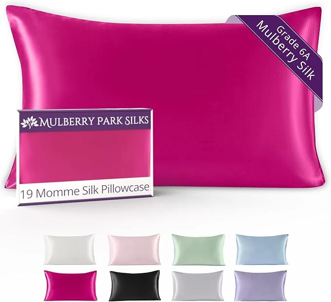 Easy-to-Use Mulberry Park Silk Pillowcase Solid