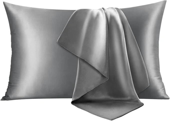 Premium Material INFIIXSO Silk Pillow Cases Queen Size Set of 2-20x30Inches Silk Pillowcases Exclusive