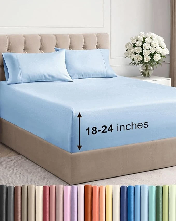Exclusive Extra Deep King Sheet Set Pure