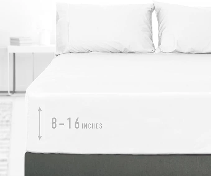 Relaxed Sunflower Full Fitted Sheet 1-Piece Deep Pocket Fitted Bottom Sheet 16 Premium