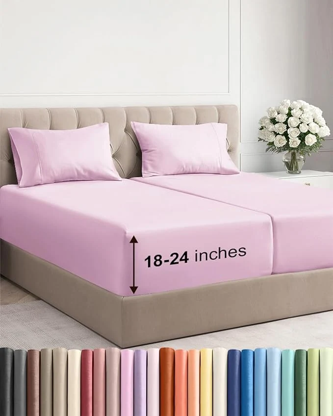 Functional Extra Deep Split King Sheet Set Superior
