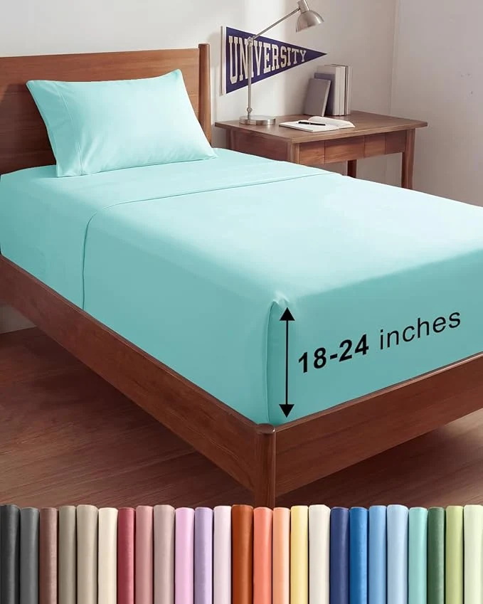 High-End Extra Deep Twin XL Sheet Set Versatile