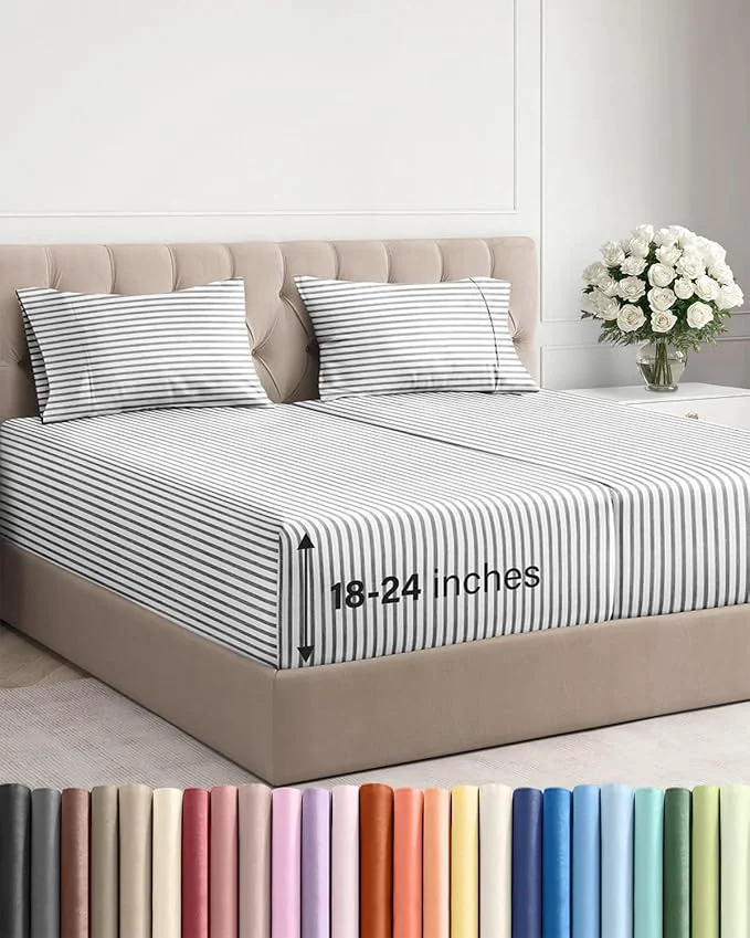 Elite Extra Deep Split King Sheet Set Stylish
