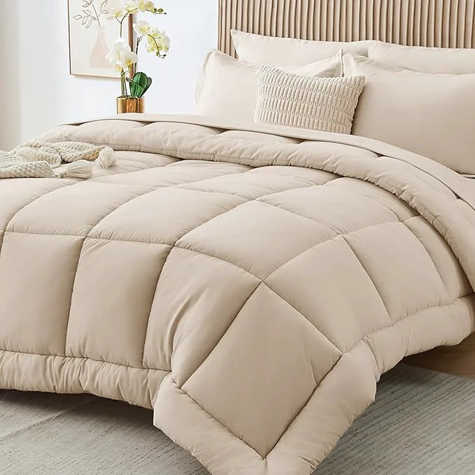 Certified Sasttie Queen Comforter Set Complete Bedding Set Includes Comforter Flat Sheet Convenient