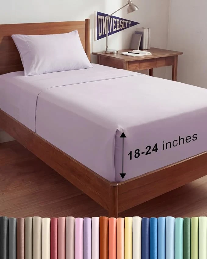 High-Grade Extra Deep Twin XL Sheet Set High-Quality
