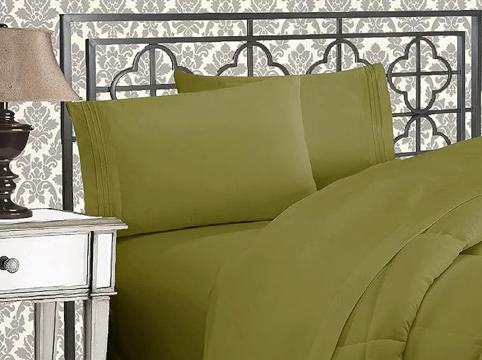 Prestigious Elegant Comfort Luxurious 1500 Premium Hotel Quality Microfiber Three Line Easy-to-Use