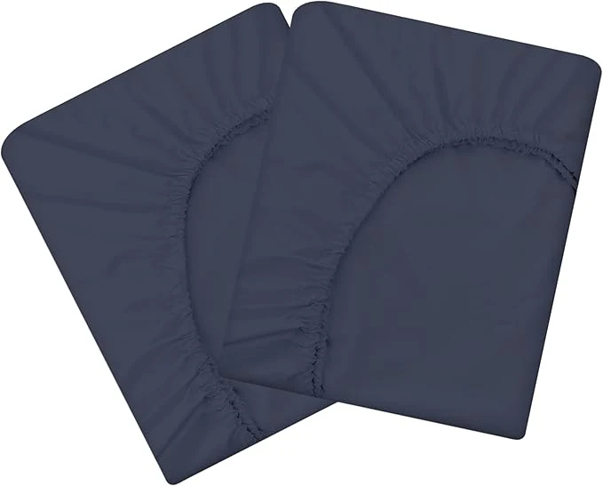 Lightweight HBHLFZ Twin Fitted Sheet Only 2 Pack Soft Breathable Bottom Sheet Responsible