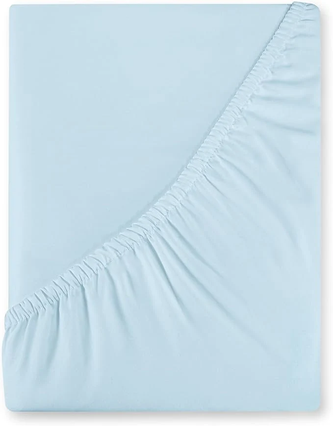 World-Class Royale Linens 400 Thread Count American Grown Cotton Fitted Sheet Full Size Modern