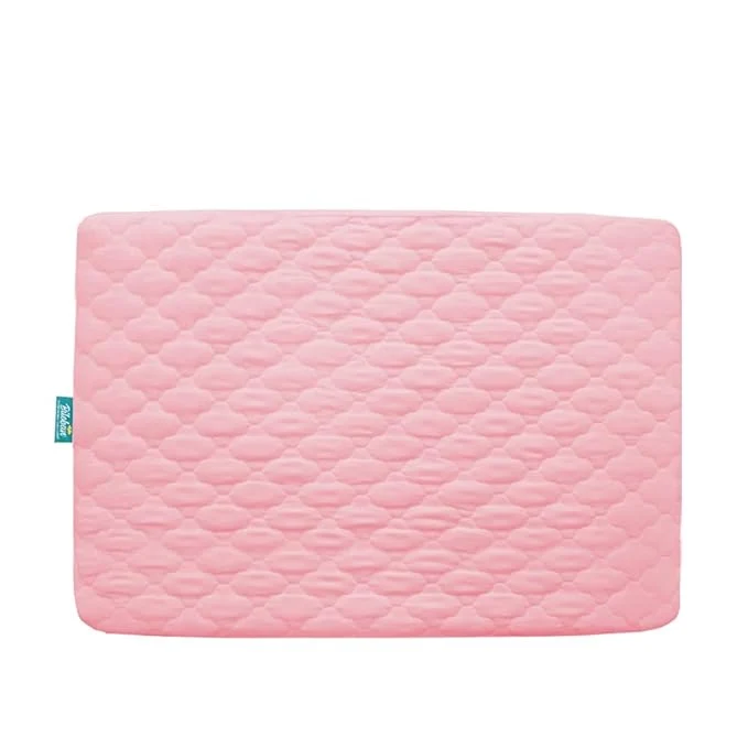 High-Quality Mattress Pad Cover for Pack and Play Girls Ultra Soft Pink Waterproof Playard Environmentally Friendly