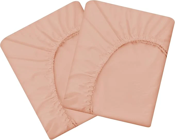 Smooth HBHLFZ Twin XL Fitted Sheet Only 2 Pack Soft Breathable Bottom Sheet Outstanding