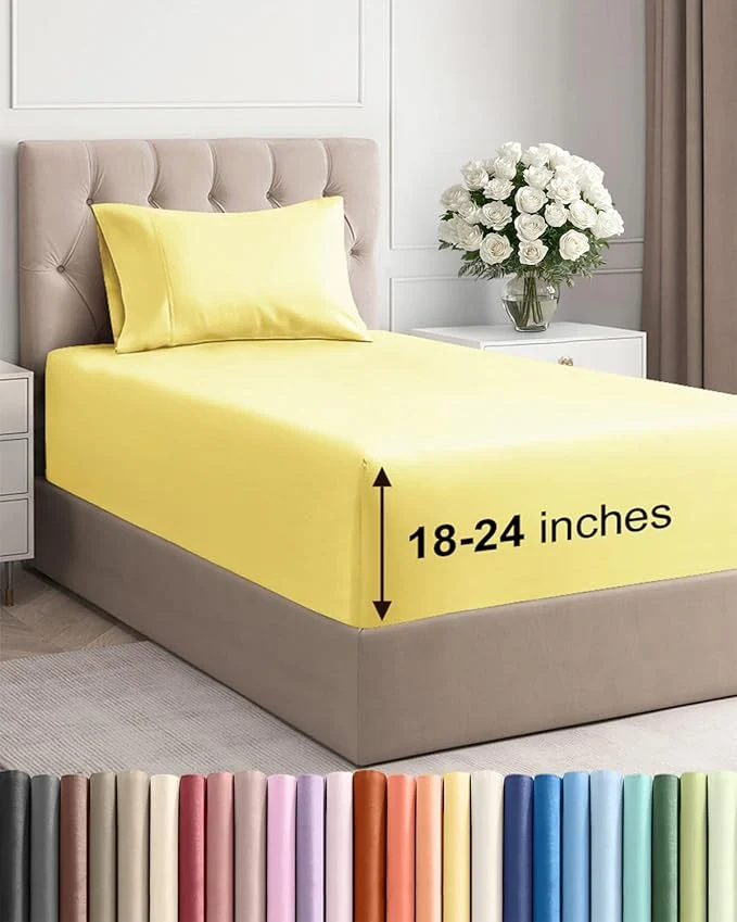 Selected Extra Deep Twin Sheet Set Original
