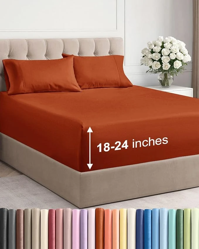 Fine Crafted Extra Deep Cal King Sheet Set Relaxed