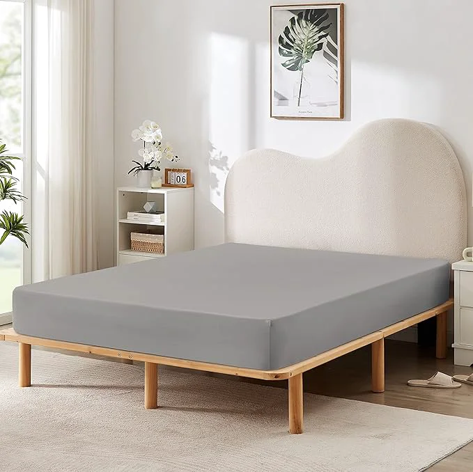 Fast HBHLFZ Twin Fitted Sheet Only Soft Breathable Bottom Sheet First-Class