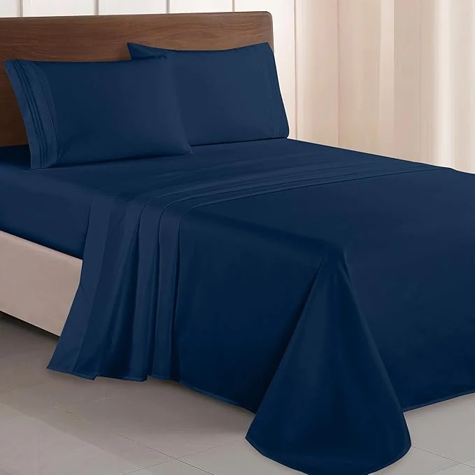 Detailed Elegant Comfort Luxurious 1500 Premium Hotel Quality Microfiber Three Line Dependable