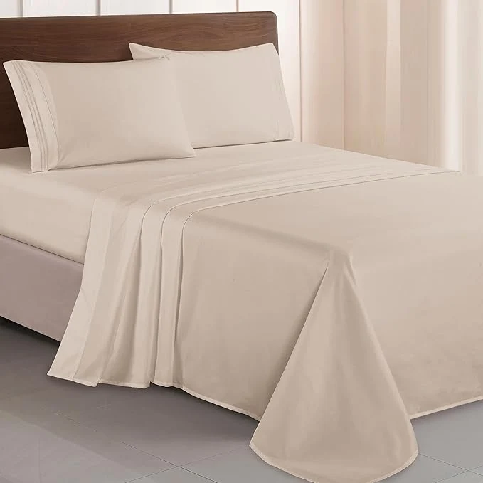 Clean Elegant Comfort Luxurious 1500 Premium Hotel Quality Microfiber Three Line Consistent