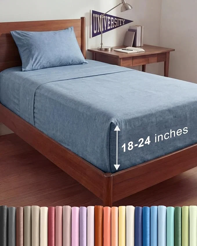 Pure Extra Deep Twin XL Sheet Set Functional