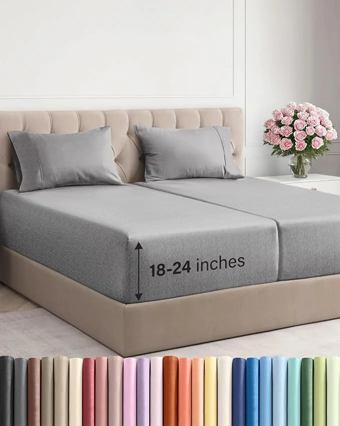 Quality Extra Deep Split King Sheet Set Superior