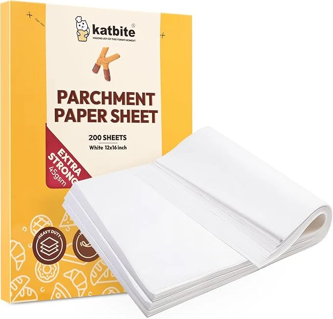 Original Katbite 200PCS 12×16 In Heavy Duty Flat Parchment Paper Parchment Paper Sheets Organic