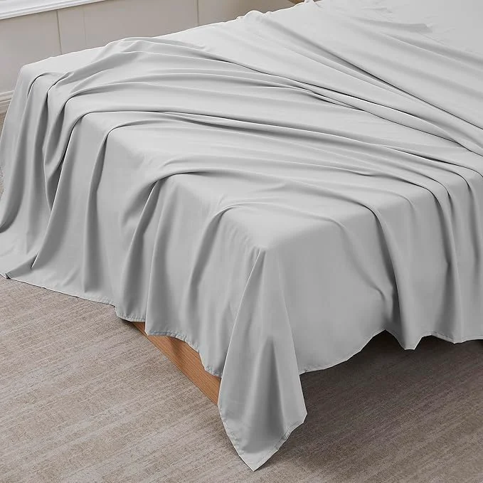 Stylish Sweet Home Collection Queen Flat Sheet Consistent