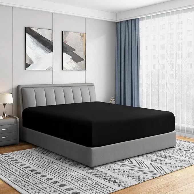 Minimalist Cathay Home Twin XL Fitted Sheet Carefully Designed