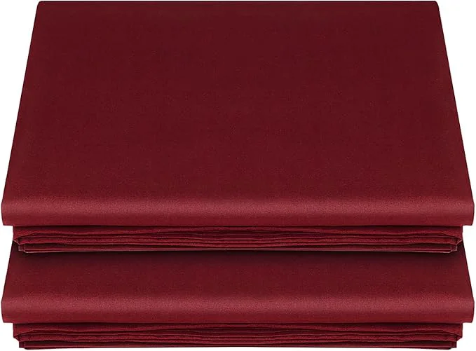 Luxury Lirex Flat Sheet Full Size Extra Soft Brushed Microfiber Flat White Sheets Unique