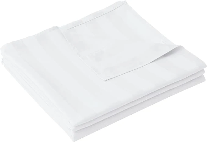 Eco-Friendly Cotton Twin Flat Sheet Only 600 Thread Count Egyptian Cotton Top Sheet Relaxed