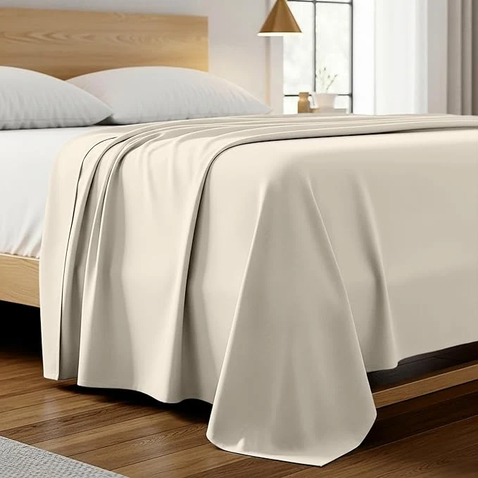 Breathable Mellanni Full Size Flat Sheet Safe
