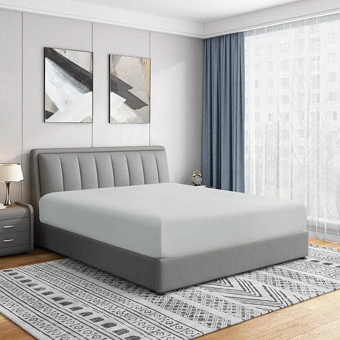 Detailed Cathay Home King Fitted Sheet Enhanced