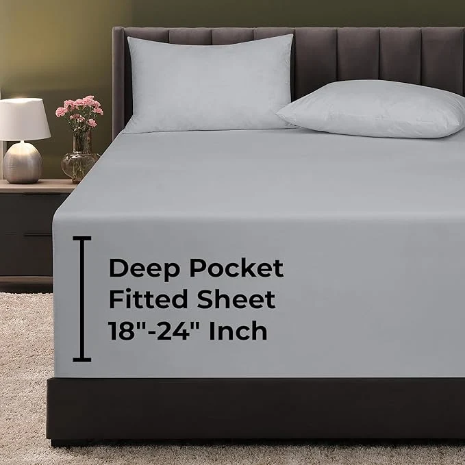 Recyclable Royale Linens Extra Deep Pocket Queen Fitted Sheet Official