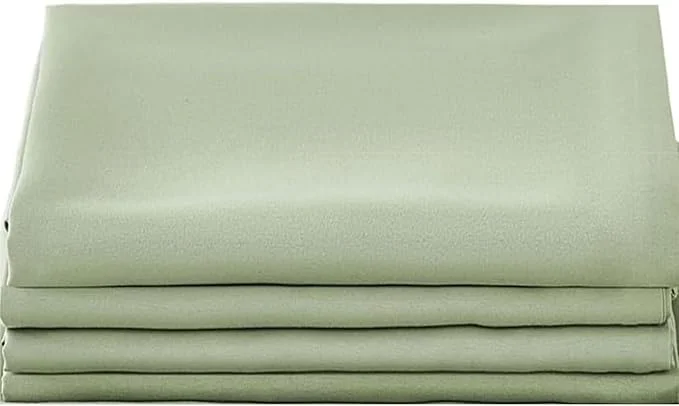 Luxury Microfiber Queen Bedding Flat Sheet Ultra Soft and Wrinkle Stain Resistant High-Performance