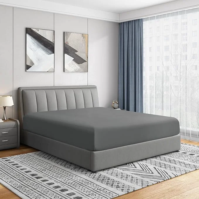 Convenient Cathay Home Full Fitted Sheet Enhanced