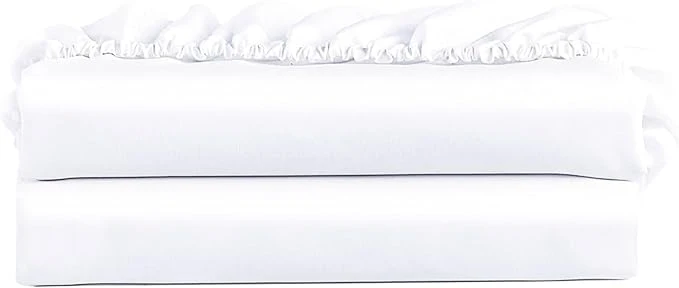 Top-Quality FreshCulture Full Fitted Sheet Only 2 Pack Relaxed