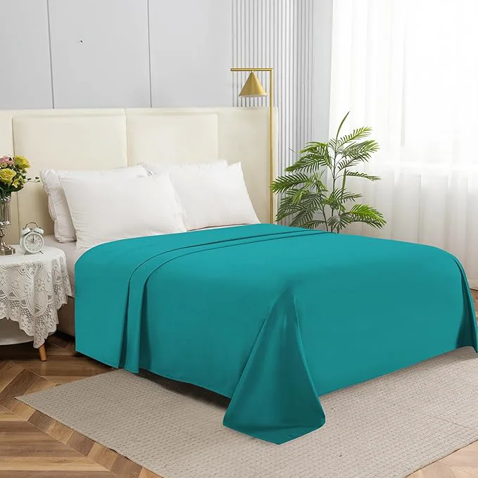 Modern Elegant Comfort Premium Hotel Quality 1-Piece Flat Sheet Luxury Softest 1500 Classic