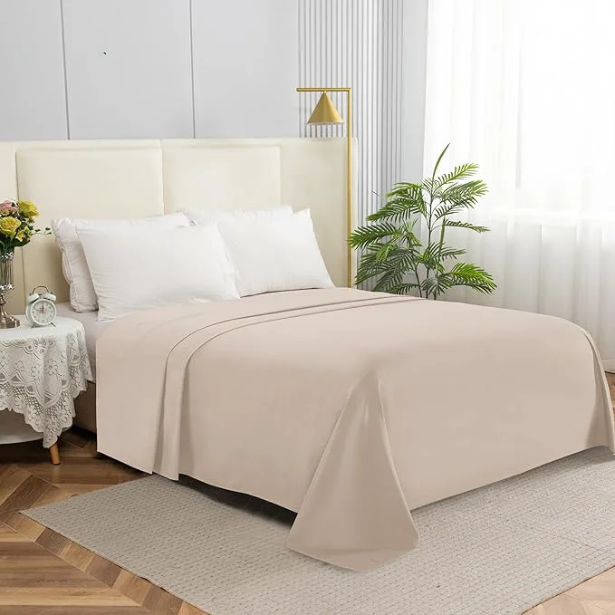 Optimized Elegant Comfort Premium Hotel Quality 1-Piece Flat Sheet Luxury Softest 1500 Elite