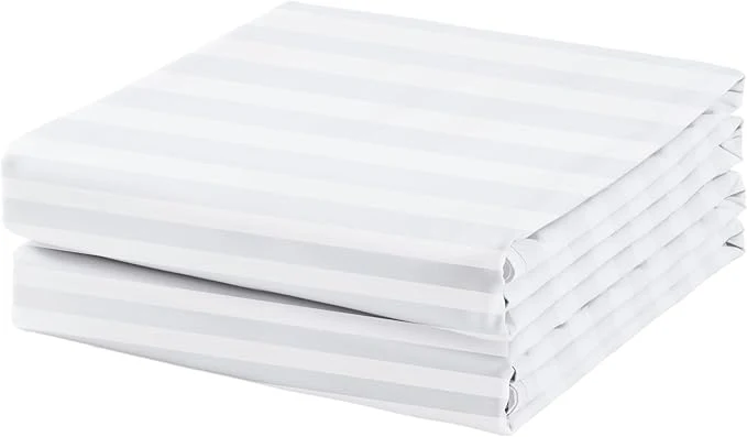 Sophisticated 2-Pack Cotton Cal King Flat Sheet Only 600 Thread Count Egyptian Cotton Authentic