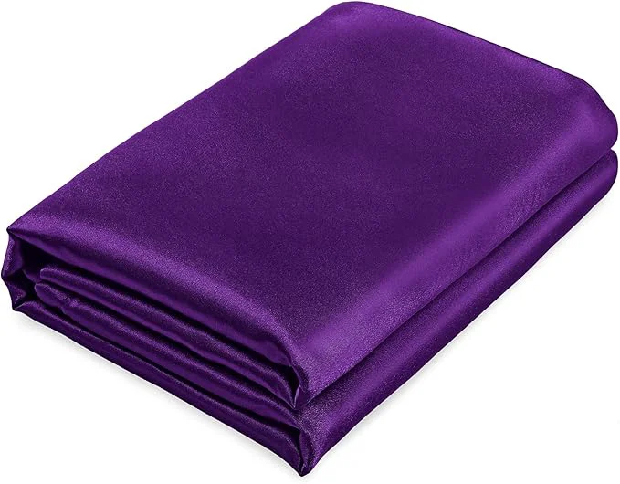 Next-Generation Homiest Purple Satin Flat Sheet Modern