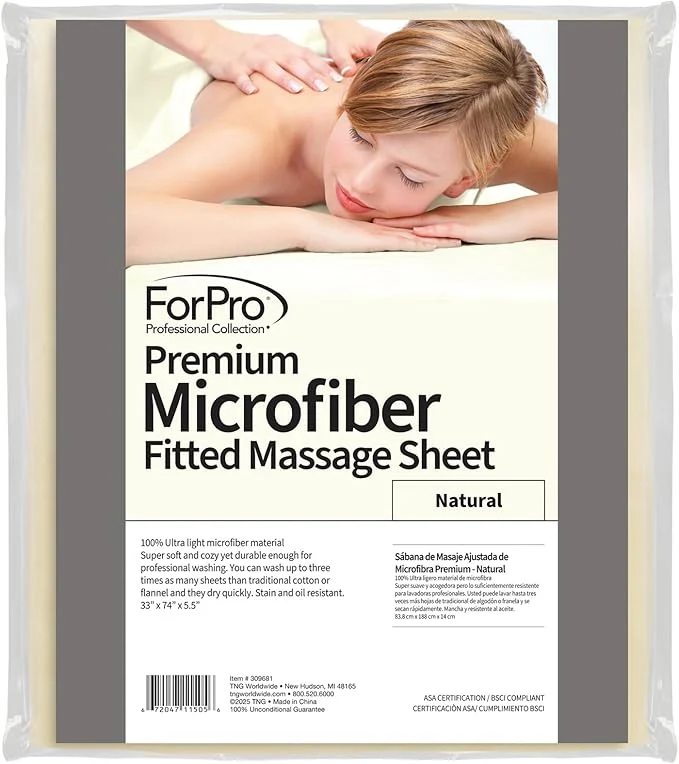 Authentic ForPro Premium Microfiber Massage Fitted Sheet Contemporary
