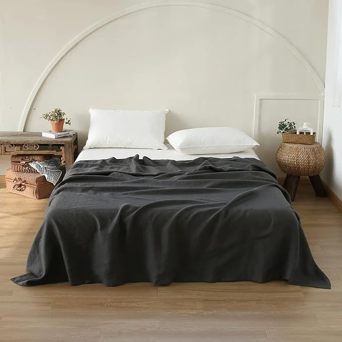 Clean Simple Opulence French Linen Flat Sheet Sustainable