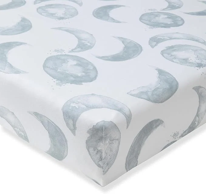 Traditional Burt’s Bees Baby Essential Organic Cotton Fitted Crib Sheet Breathable Fine