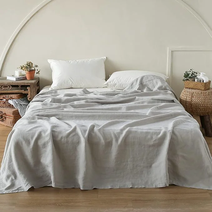 Practical Simple Opulence French Linen Flat Sheet Trusted