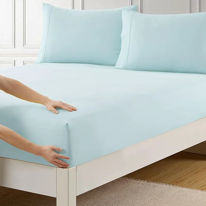 Exceptional Twin XL Fitted Sheet Only with Full Elastic Built in Corner Sheet Straps to Sophisticated