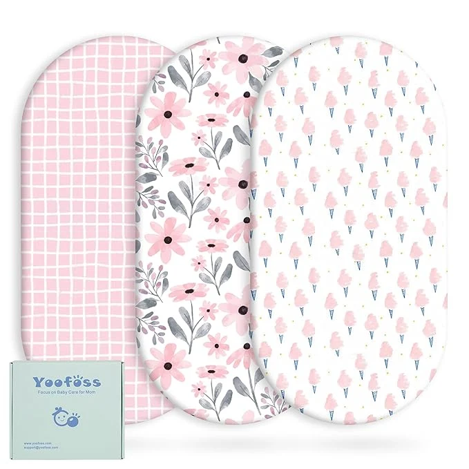 Trusted Yoofoss Bassinet Sheets for Baby Baby Delight Angelbliss Soft Breathable Green