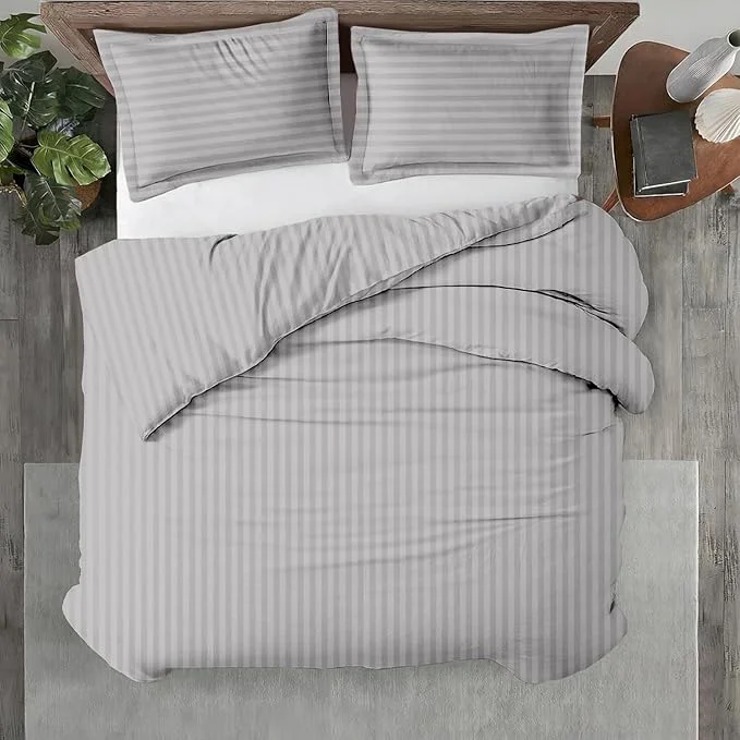 Verified Kotton Culture 3 Pc King Size Duvet Cover Set- Egyptian Cotton 600 Thread Traditional