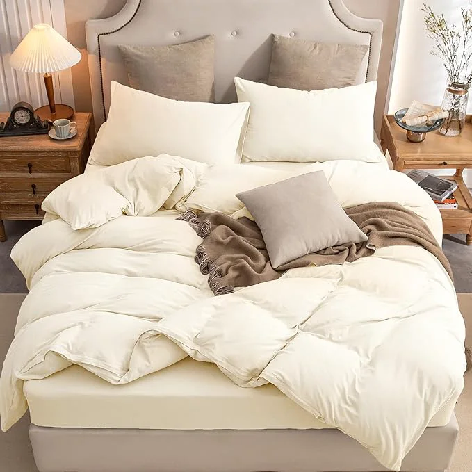 Genuine PURE ERA Jersey Knit Duvet Cover Set T-Shirt Cotton Super Soft Comfy 3pc High-Performance