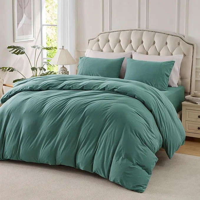 Versatile PURE ERA Jersey Knit Duvet Cover Set T-Shirt Cotton Super Soft Comfy 3pc Trendy