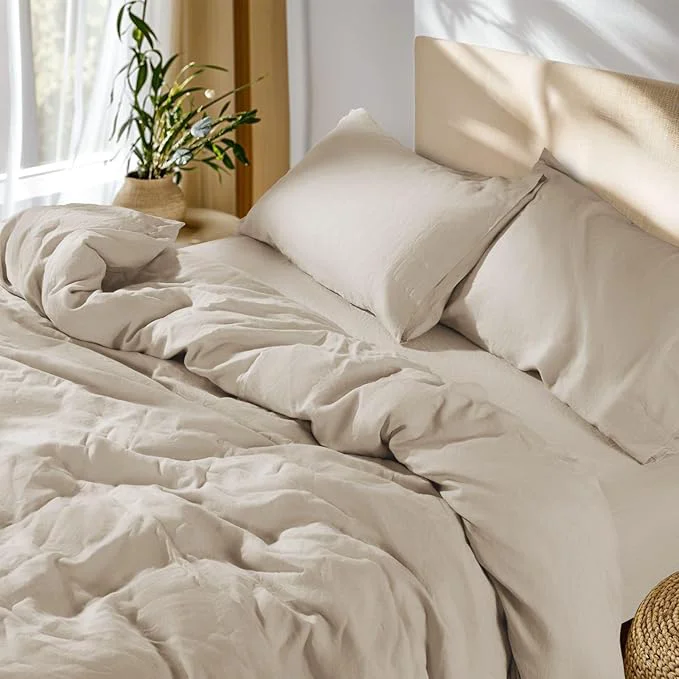 Prestigious SONORO KATE French Linen Duvet Cover Soft Breathable Enhanced