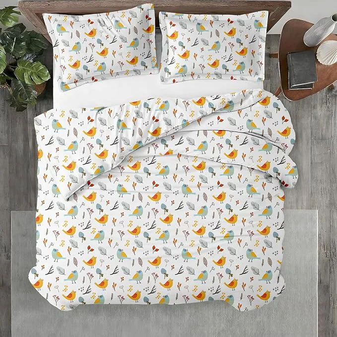 Lightweight Kotton Culture 3 Pc California King Size Duvet Cover Set – Egyptian Cotton Exclusive