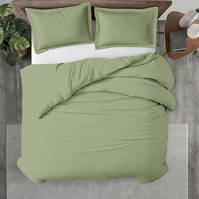 Superior Kotton Culture 1 Pc Duvet Cover Queen Size Full Size- Egyptian Cotton 600 Environmentally Friendly