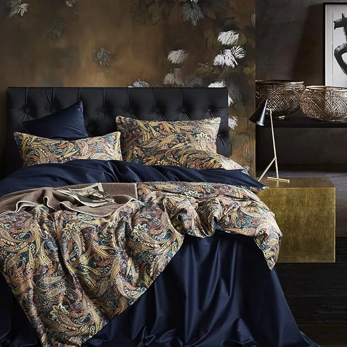 Stylish Cupocupa Duvet Cover King Size Set Boho Floral Pattern King Duvet Cover Set Crafted