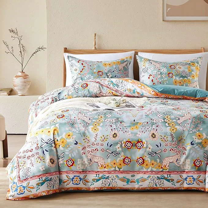 Versatile Cupocupa Duvet Cover Full Size Set Boho Floral Pattern Full Christmas Duvet Reliable